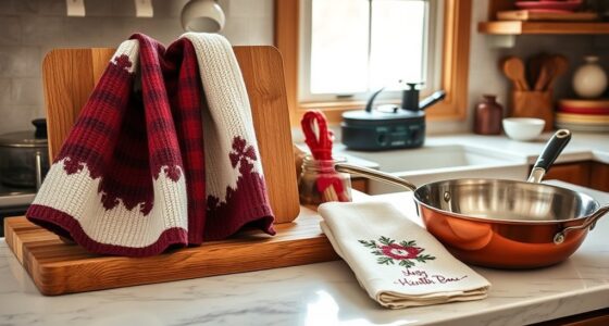 cozy kitchen linens selection