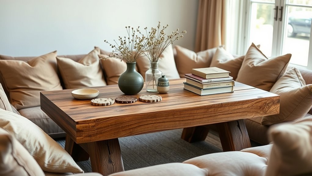 durable rustic coffee table