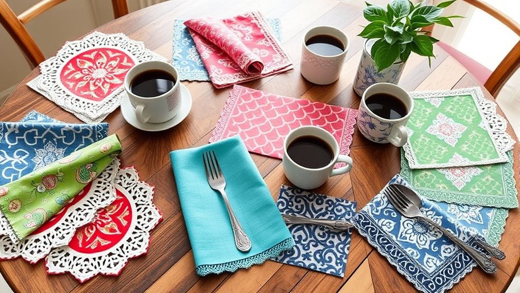 eco friendly durable coffee napkins