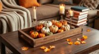 fall coffee table decor