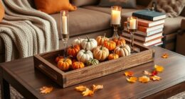 fall coffee table decor