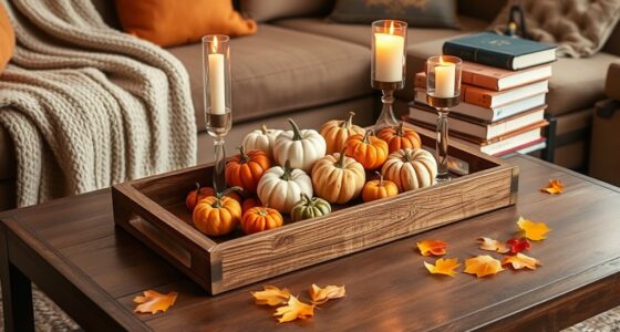 fall coffee table decor