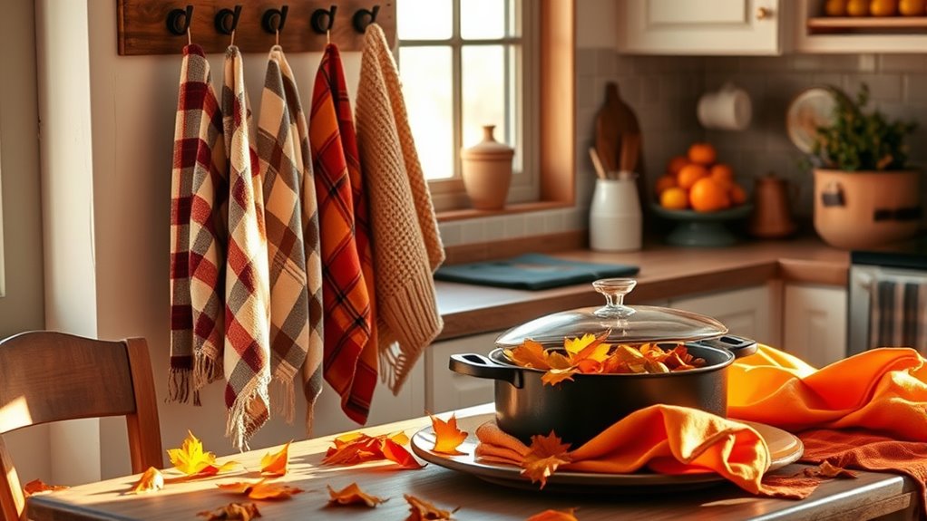 fall kitchen linens considerations
