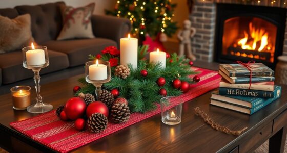 festive coffee table decorations