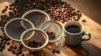 fine coffee brewing sieves