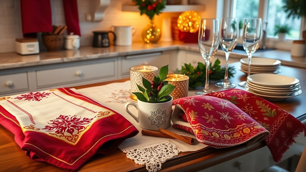 holiday kitchen linen essentials