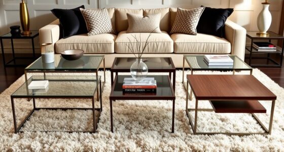 modern coffee table sets