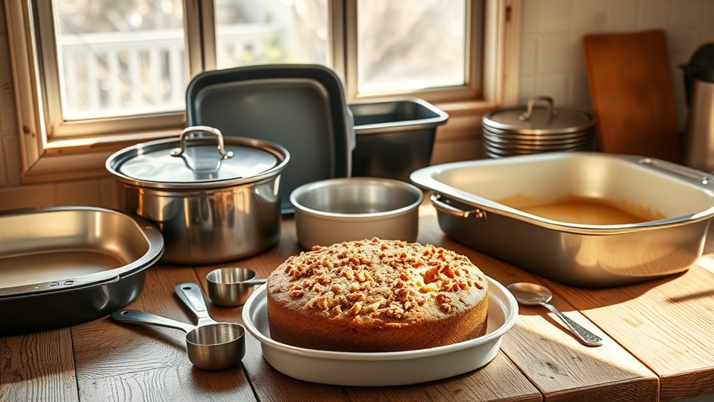 quality bakeware for coffee cake