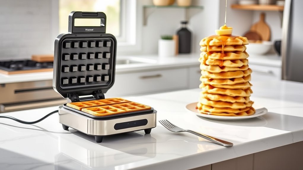 quick cleanup waffle makers