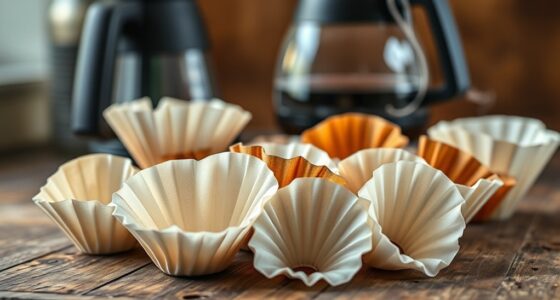 small coffee filters selection
