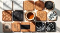 stylish and functional coasters