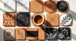 stylish and functional coasters