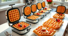 thick crispy fluffy waffles