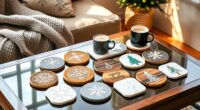 winter coffee table coasters