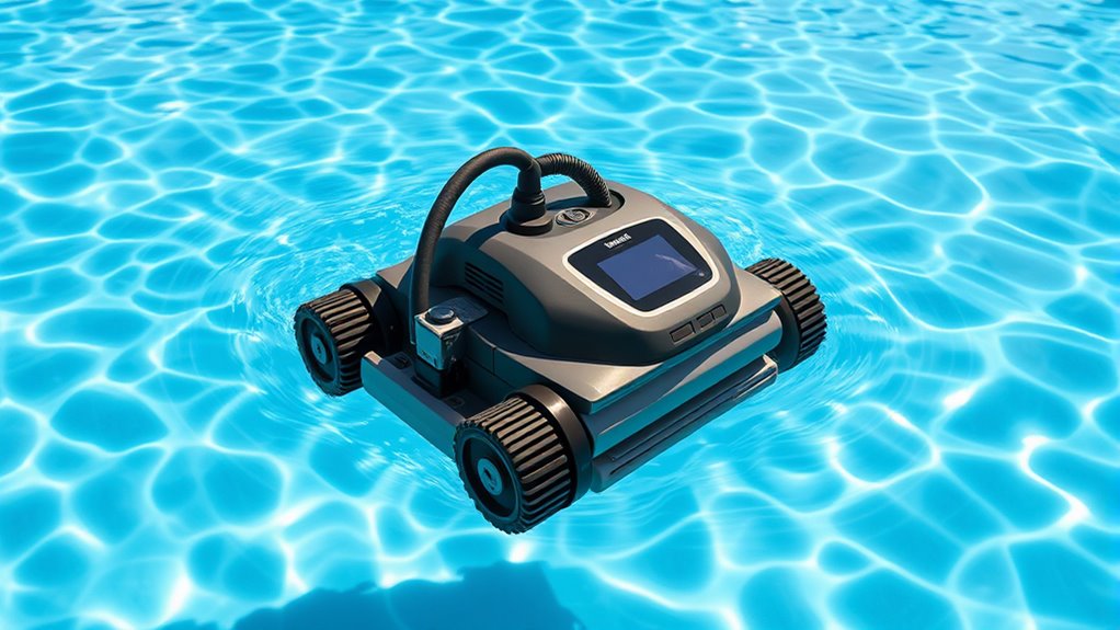 advanced efficient robotic pool cleaners