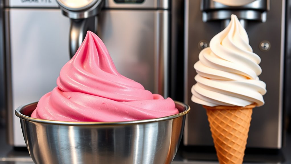 air enhances frozen dessert texture