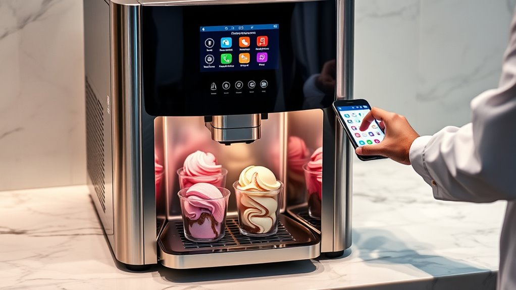 automated customizable ice cream