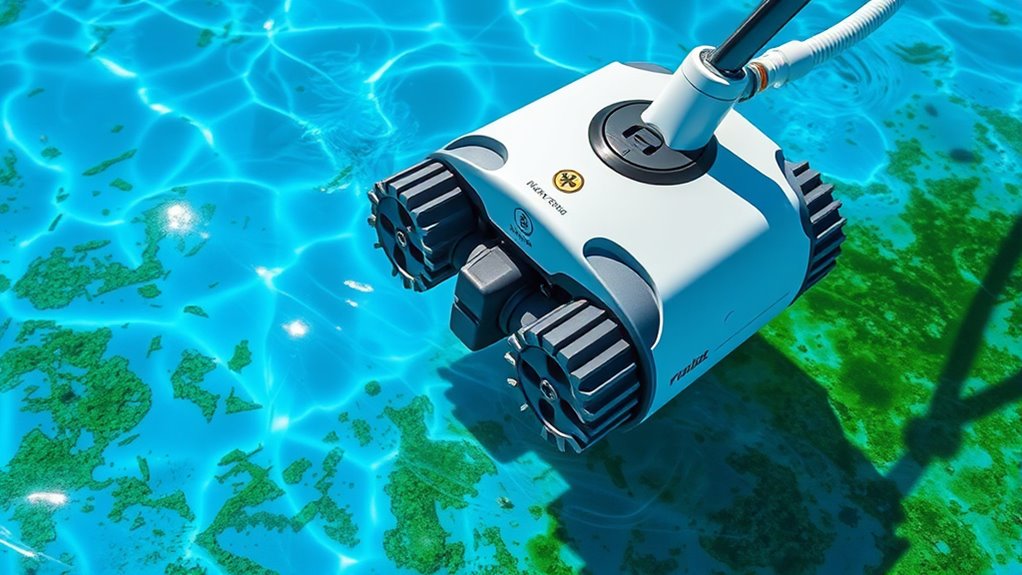 automated energy dependent pool cleaning