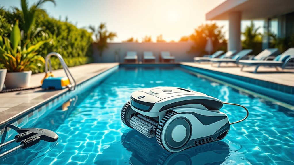 autonomous efficient pool cleaning