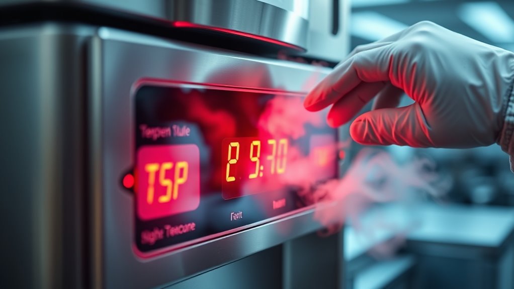 check and adjust temperature