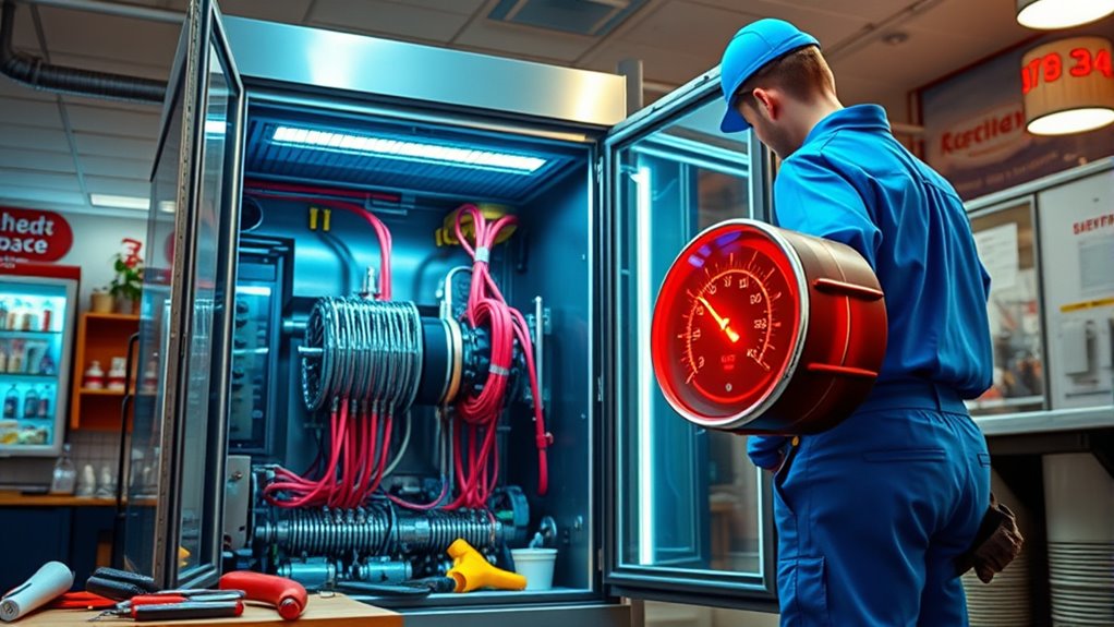check refrigerant levels regularly