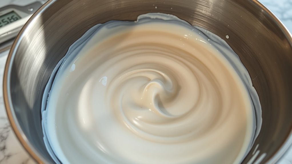chill mixture thoroughly first