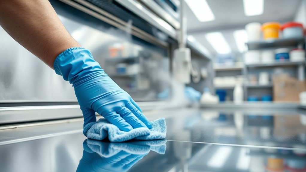 clean freezer regularly