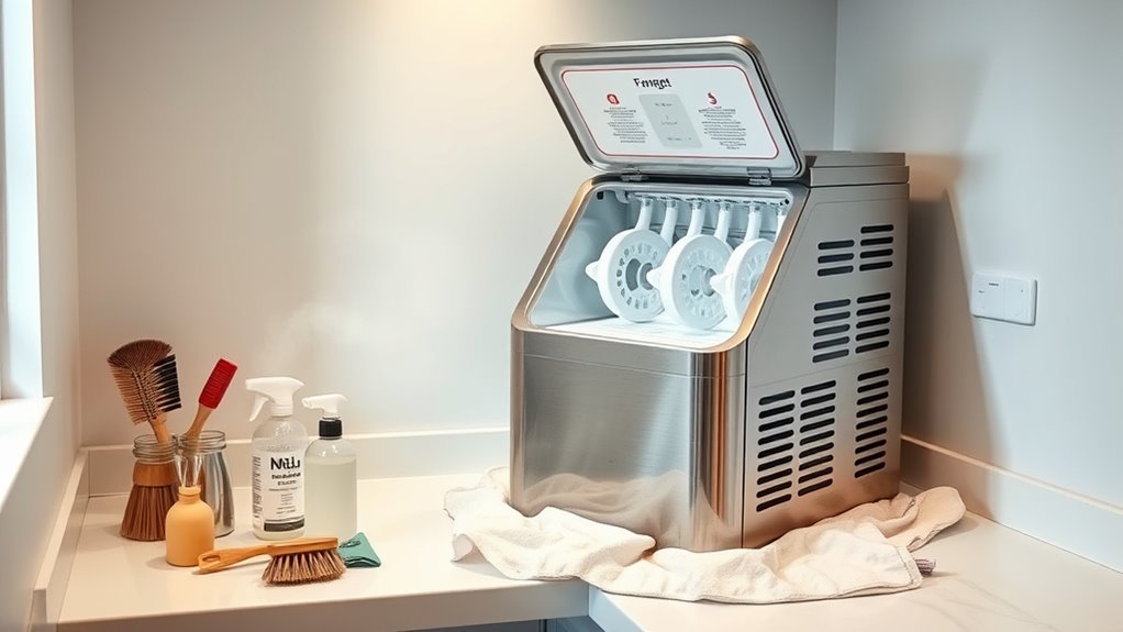 clean sanitize dry maintain