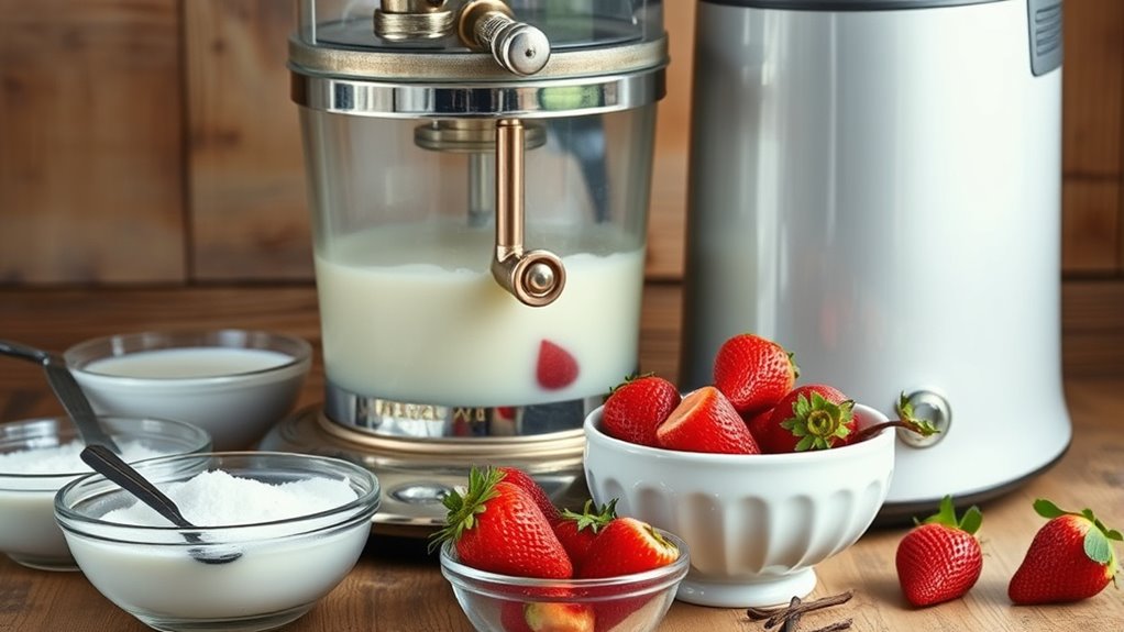 common ingredients make ice cream