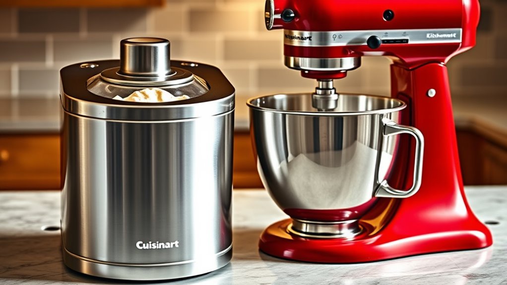 cuisinart outperforms kitchenaid ice cream