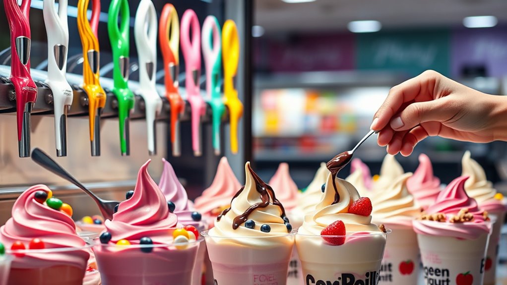 customizable frozen yogurt experience