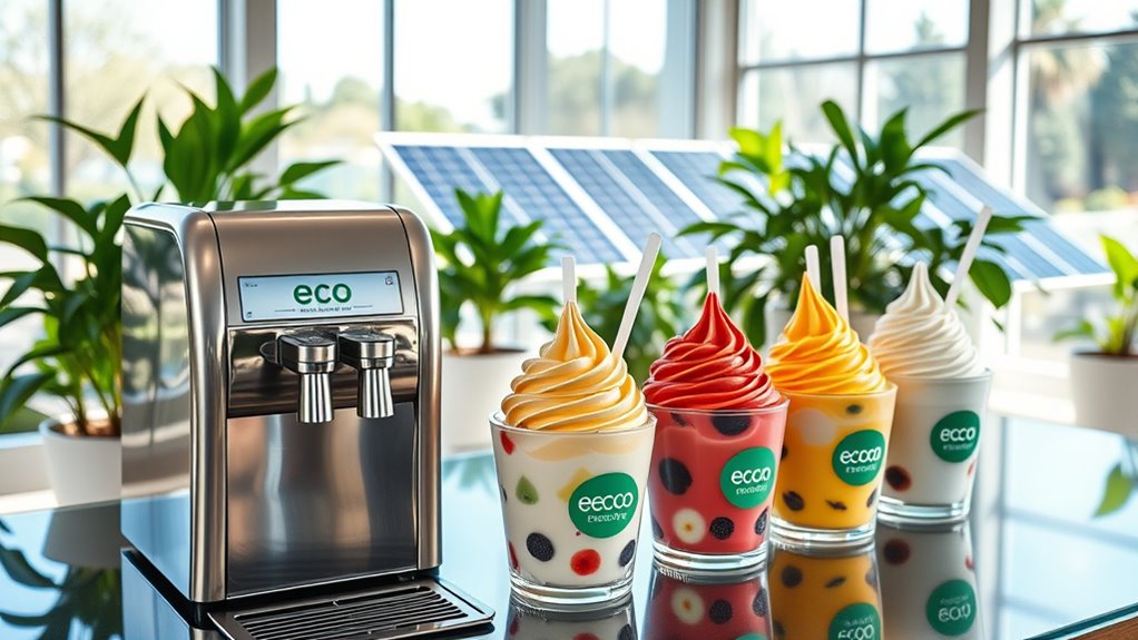 eco friendly frozen yogurt practices