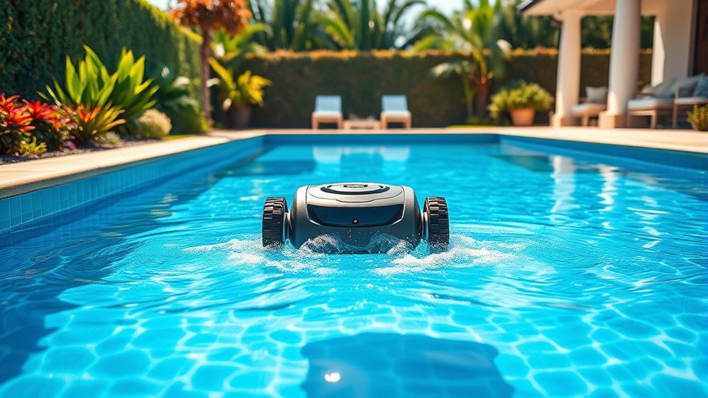 efficient hands free pool maintenance