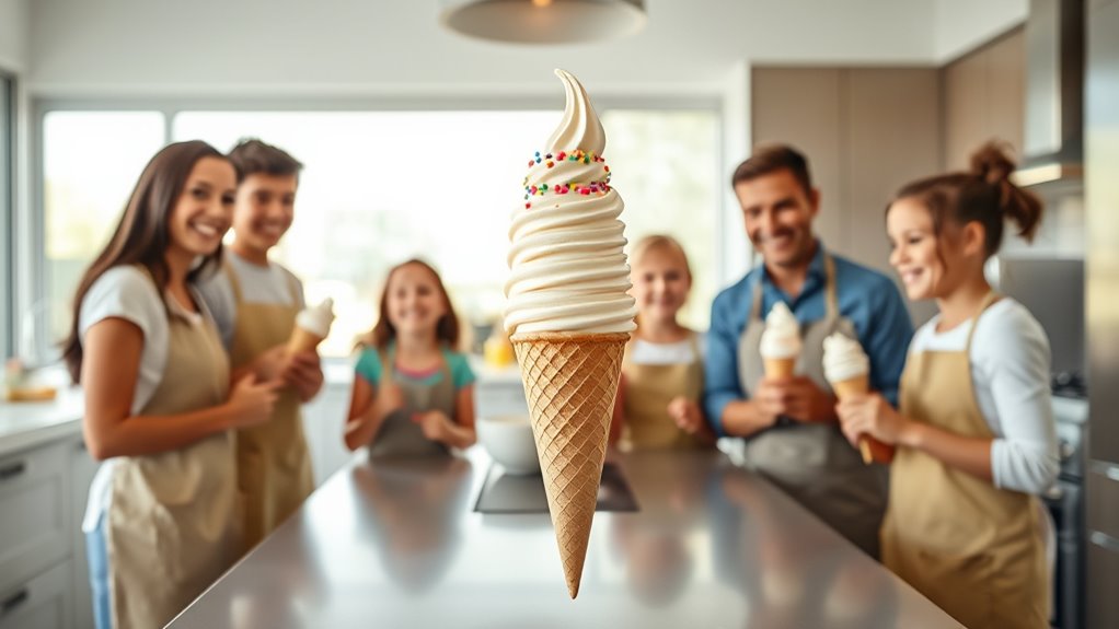 family friendly soft serve activity