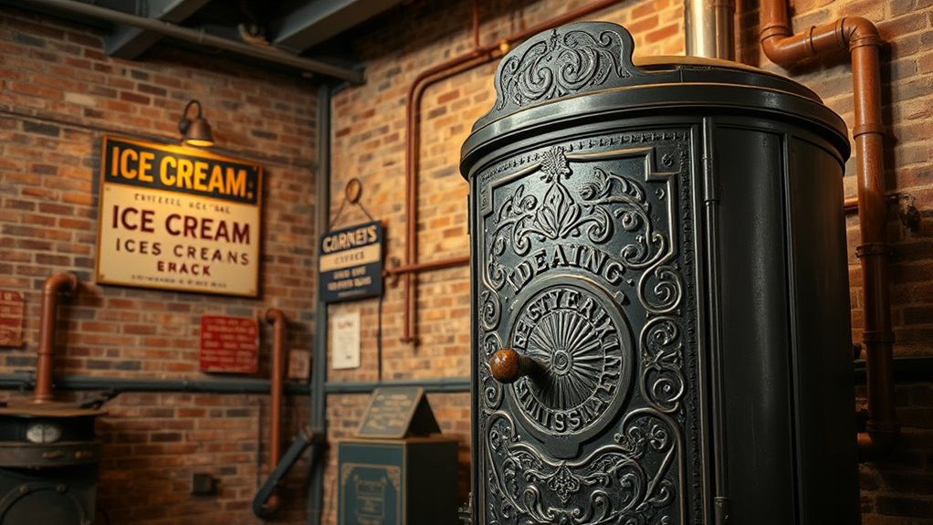 first commercial freezer invention