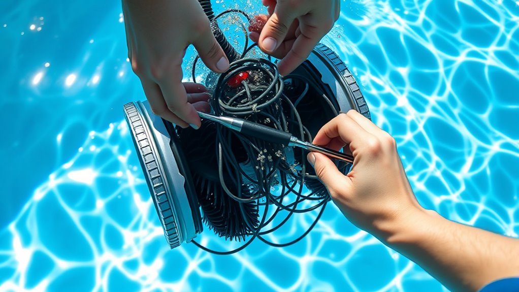 fixing pool cleaner issues