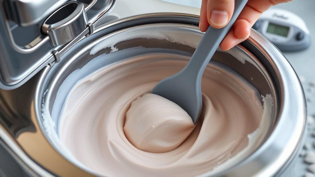 freeze stir prevent ice