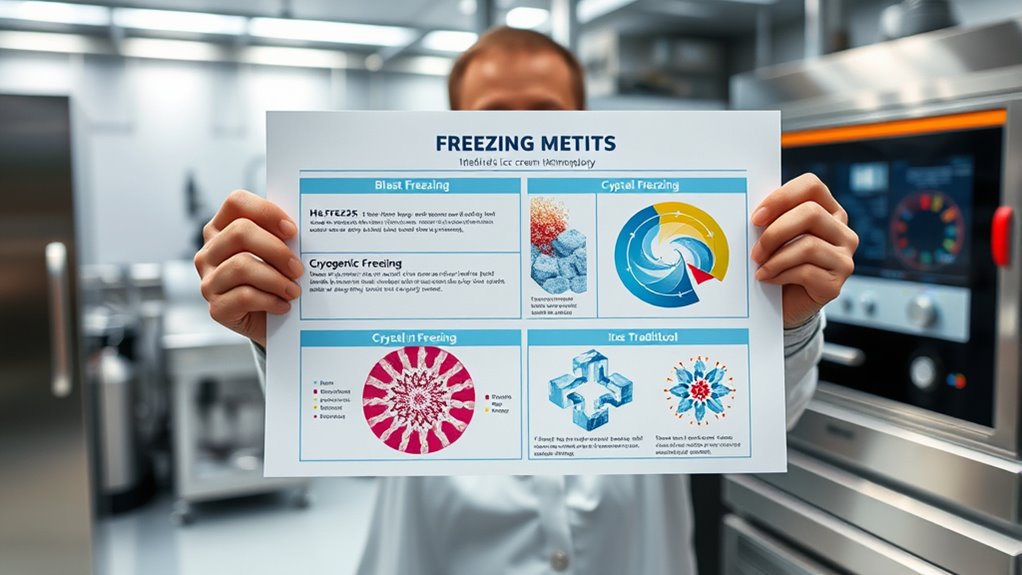 freezing techniques for ice cream