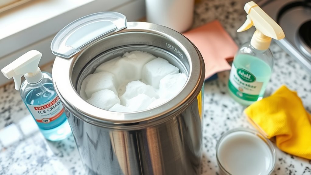 gather cleaning supplies efficiently