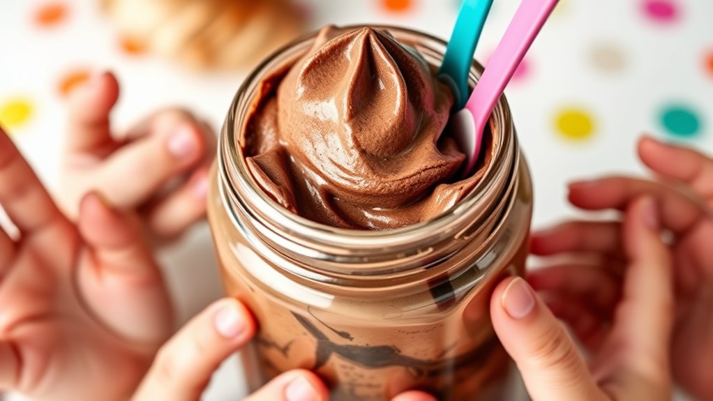 homemade chocolate ice cream
