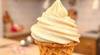 homemade soft serve ice cream