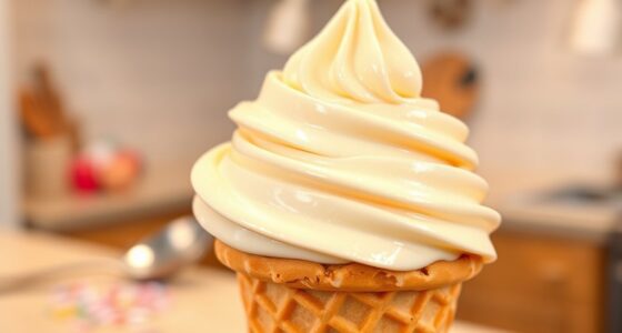 homemade soft serve ice cream