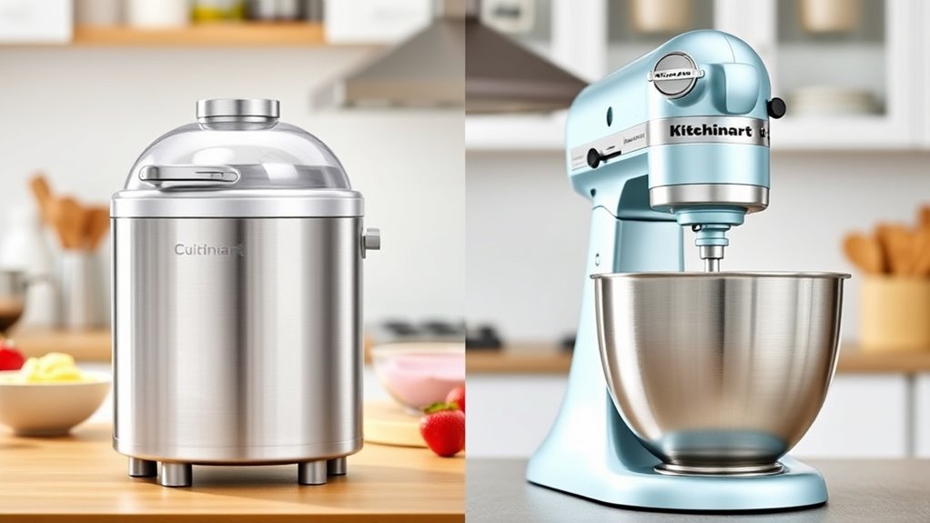 ice cream maker capacity options
