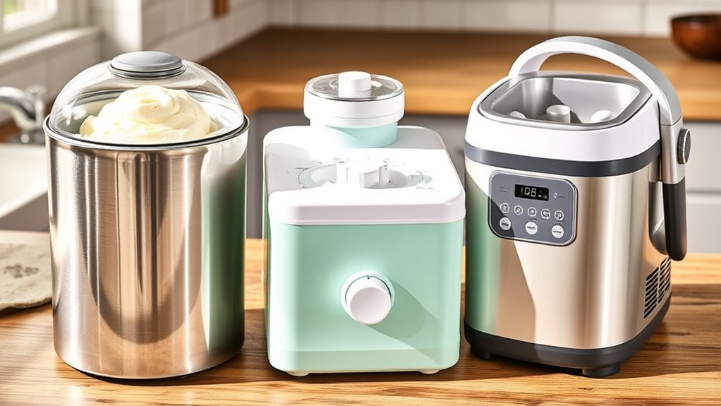 ice cream maker features