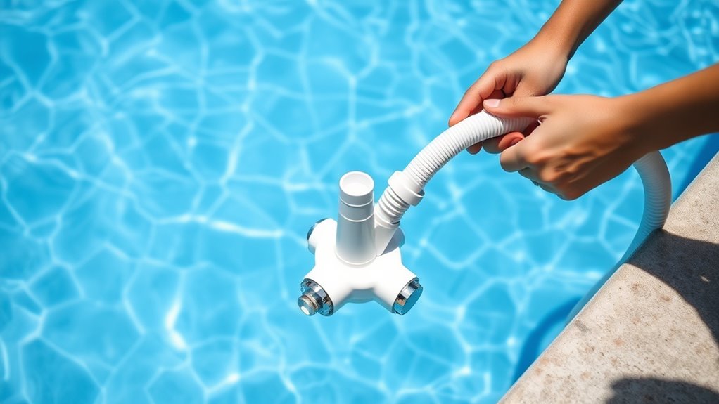 install suction pool cleaner