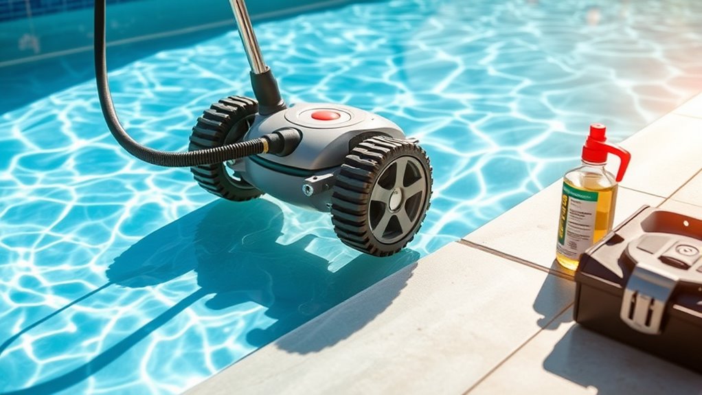 maintain pressure pool cleaners