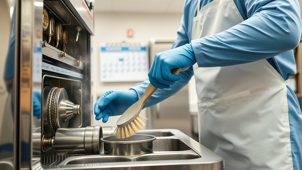 maintain regular cleaning schedule