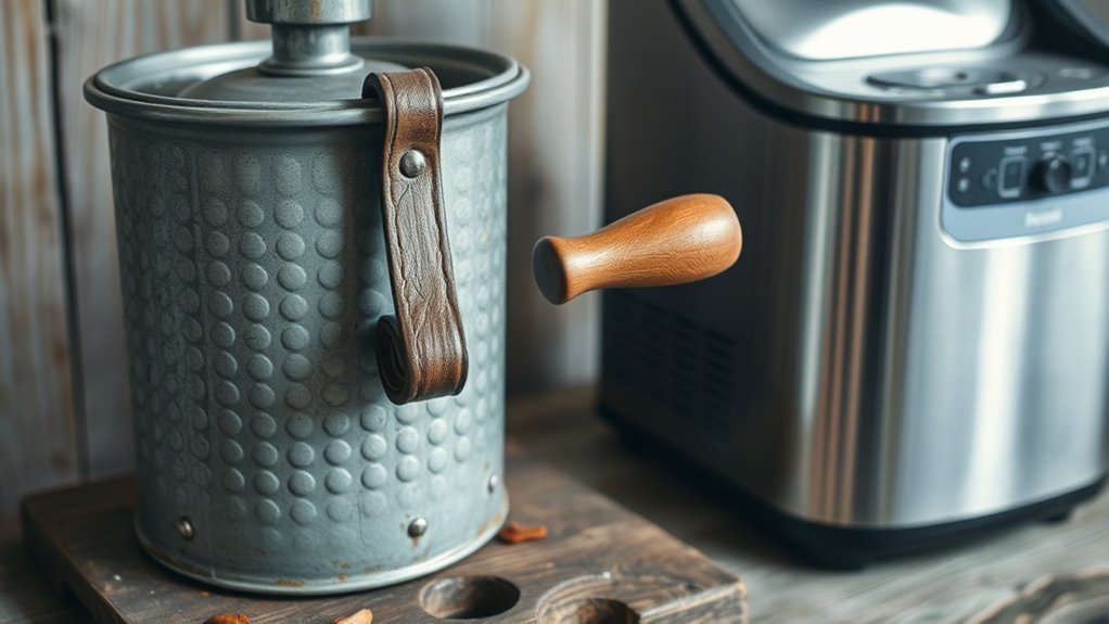 manual mechanical customizable ice cream