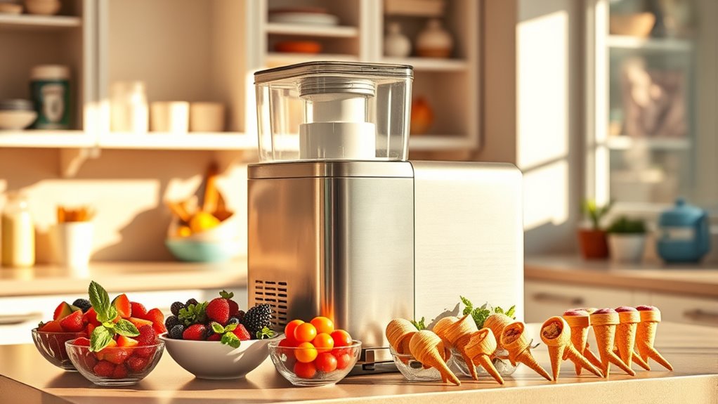 more affordable ice cream makers