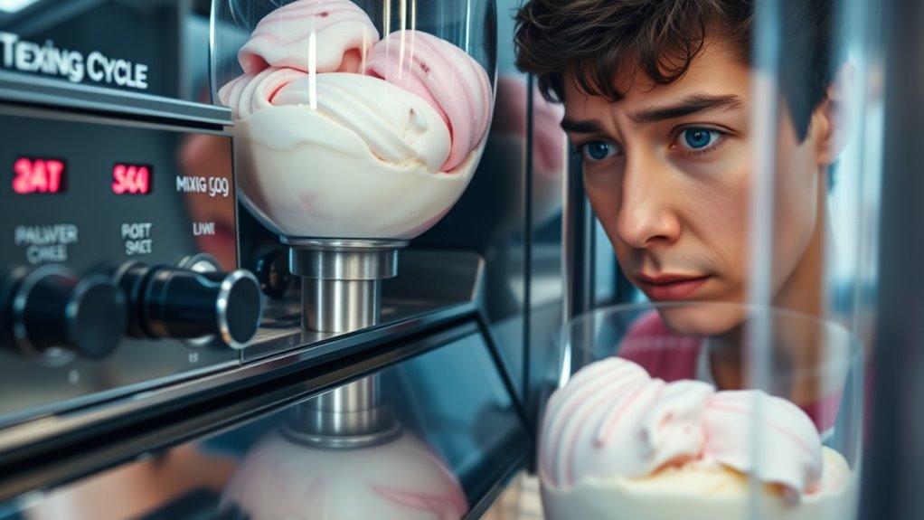 optimized ice cream consistency